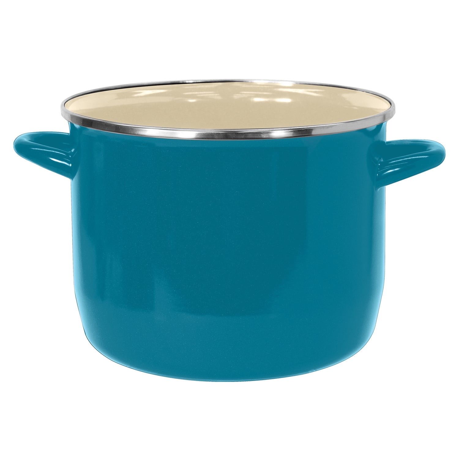 VASCONIA 8-Qt. Stockpot with Glass Lid (Teal), 4042818