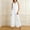 White, variant on Women's 2 Piece Lace Outfit – Floral Hollow Out Vest and Wide Leg Pants – Lapel Sleeveless Crop Top Set for Summer – Sizes S-XXXL