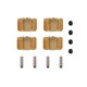thumbnail image 1 of For Scx10 Cc01 Wraith 90027 90034 Gen 8 Widening 12mm Wide Brass Connector,upgraded Accessories,9mm, 1 of 5
