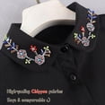 thumbnail image 5 of LoudSung False Collar Detachable Half Shirt Blouse Classical Fake Collar Embroidery Designs for Women Girls, 5 of 7