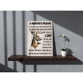 thumbnail image 2 of A Hunter's Prayer Deer Wall Art Canvas Inspirational Quotes Farmhouse Vintage Hunting Themed Prints Decor For Home Bedroom Living Room Bar Club,Gifts for Hunters, 2 of 3