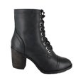 thumbnail image 3 of Artisan By Zigi Womens Brigitte Combat & Lace-up Boots Black 8.5 Medium (B,M), 3 of 3