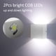 thumbnail image 5 of lámpara de pared AC 85-265V 6W Cubo LED Apliques de pared Luz COB moderna Lámpara de pared Accesorios de iluminación montados para pasillo Escalera Mesilla de noche Pasillo Porche Andoer lámpara de pared, 5 of 7