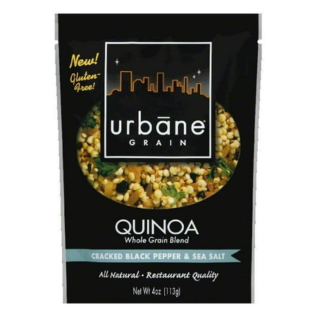 Urbane Grain Cracked Pepper Sea Salt Quinoa Blend, 4 OZ (Pack of 6)