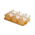 thumbnail image 2 of Baoblaze Divided Serving Dishes Nordic Dried Fruit Plate for Chocolate Cookies Fruits amber, 2 of 8