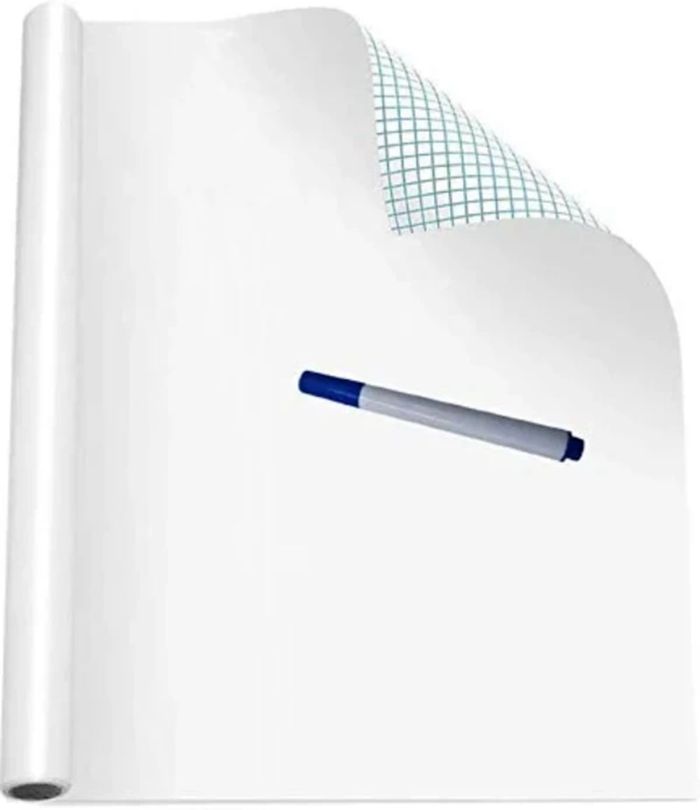 SPECOOL Whiteboard Sticker for Wall 23.62''x78.74'' Whiteboard