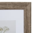 Mainstays Traditional 11x14 Matted to 8x10 Rustic Gray 1.46" Wall Picture Frame