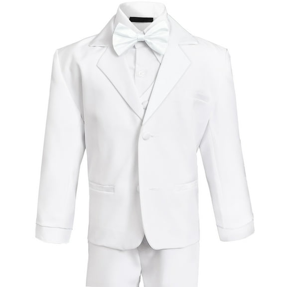 Black N Bianco Boy's Modern Tuxedo Dresswear Set