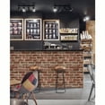 thumbnail image 2 of Hopeak Red Brick Wallpaper SelfAdhesive Peel and Stick Wallpaper Waterproof and Removable Good for Home Decoration and Furniture Renovation 17.5 x 787.4 Inches, 2 of 6