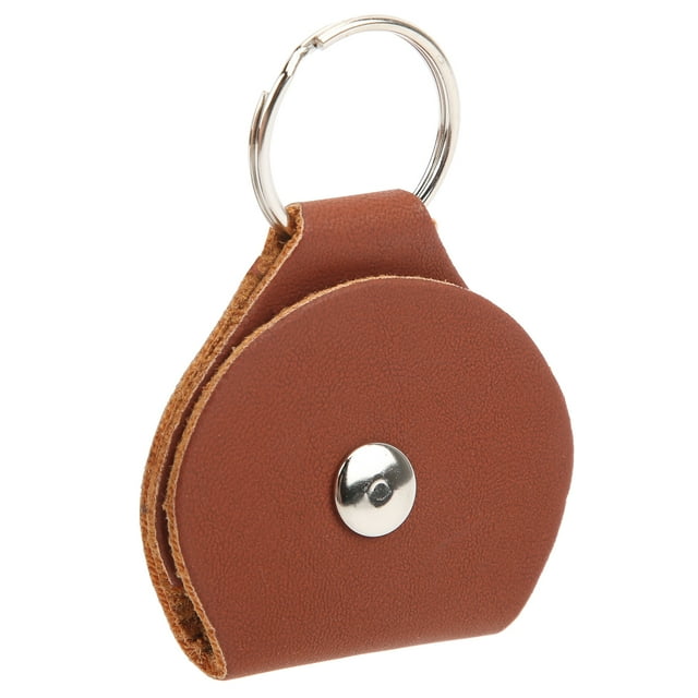 Guitar Pick Holder, PU Leather Guitar Pick Storage Wear Resistant For Beginners For Students Red,Green,Black,Brown