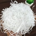 thumbnail image 1 of HLONK Easter Basket Grass (White)  Basket Filler  Crinkle Cut Tissue Paper  Recyclable Craft Shred Confetti Raffia Paper Filler for Valentine‘s Day Gift Box  Wrapping Packing Filling  100, 1 of 9