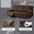 thumbnail image 3 of Funda para muebles ULTICOR Jacquard, sillón reclinable de 8 piezas y 3 plazas, 3 of 6