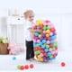 thumbnail image 2 of Bolas de plástico de colores para niños pelotas de juguete para bebés piscina de agua juegos de océano natación deportes al aire libre 50 piezas, 2 of 5