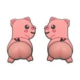 thumbnail image 1 of Generic Brand Car Door Anti-Collision Strip, Cute Cartoon Butt Rearview Mirror Guard, 3D PVC Bumper Sticker, Wear-Resistant Waterproof Auto Protector, Soft Impact Rebound Decal, 1 of 8