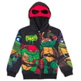 thumbnail image 1 of Sudadera con capucha Teenage Mutant Ninja Turtles para niños grandes, forro polar con cremallera, 1 of 5