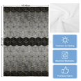 thumbnail image 5 of Ombre Gray Geometric Kitchen Towels Set of 3, Water Absorbent Dish Towel, Modern Abstract Art Decorative Hand Towels - Quick Drying Cloth for Cooking Baking, 18x28 Inch, 5 of 8