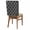 Black, variant on Beige Moroccan Chair Back Covers, Morocco Geometric Quatrefoil Lattice Removable Chair Covers for Dining Chairs Set of 6, Washable Chairs Slipcovers Back Seat Protector for Wedding Party 19"x20"