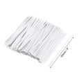 thumbnail image 2 of Holzlrgus Long Strong 4 Inches Coated Paper Twist Ties White 200 Pack, 2 of 5