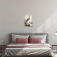 thumbnail image 3 of ZHONGYUTONG Blue Heron Wall Art Egret Picture Wall Decor Crane Canvas Print Coastal Bird Paintings Animals Artwork for Living Room Decor Framed (12.00" x 18.00"), 3 of 5