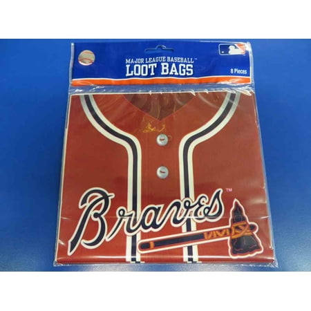 "Atlanta Braves Major League Baseball Collection" Loot Bags, Party Favor