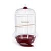 Elegant Escape Small Round Bird Cage with Graceful Design, Durable Metal Construction, Compact Size, and Comfortable Space