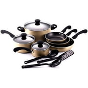 Farberware Champagne 12-Piece Nonstick Cookware Set, 20569