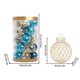 thumbnail image 3 of Juego de 25 adornos de bolas navideñas, kit de colgantes para árbol de Navidad de 2,4 pulgadas, decoración para el hogar, colgante festivo, irrompible, para Navidad y temporada, 3 of 5