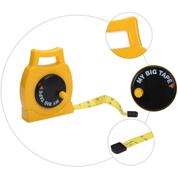 Learning Resources Pretend Play 3 Long Tape Measure - Ages 3+ Kids  Measuring Tape, Measuring Tape Retractable, Educational Toys for Kids
