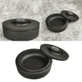 thumbnail image 4 of CIMAXIC 1pc 4 Inch Inkstone Ink Grinding Stone Chinese Traditional Calligraphy Painting Tool with Cover Lid (Black),3.94"X3.94"X1.38", 4 of 4