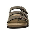 thumbnail image 4 of Cushionaire Lela Cork Footbed Sandal for Women - Triple Band Slide Sandal with Genuine Suede Insoles and +Comfort, 4 of 6
