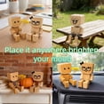 thumbnail image 5 of Shaking Feet Wooden Doll with 12pcs Magnetic Expressions,Shaking Wooden Man Figurine for Car Dashboard,Funny Cars Ornaments with Spring Legs,Wood Desktop Decor, 5 of 7