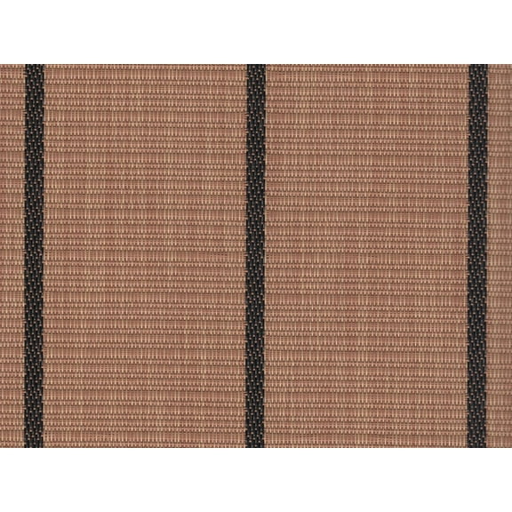 Marine Woven Vinyl Flooring / Padding - 306 Teak w/ Black Stripes - 8.5'x25'