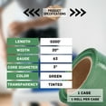 thumbnail image 7 of MMBM Green Tinted Machine Stretch Wrap 1 Roll 20" x 5000' 63 Gauge Plastic Cling Film for Packing Pallets, 7 of 7