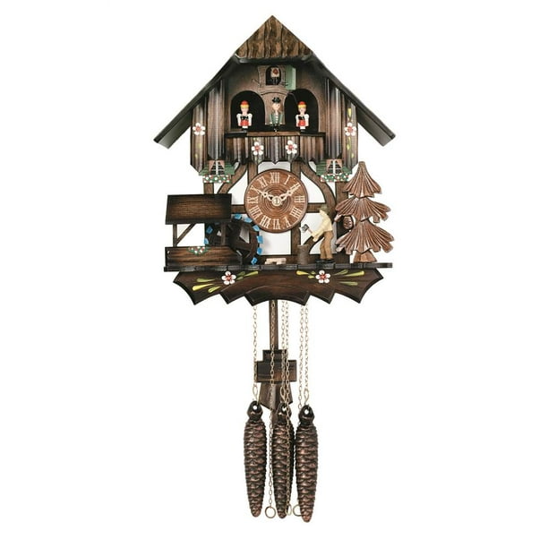 12" Musical Man Chopping Wood Cuckoo Clock