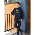 thumbnail image 2 of Green Caterpillar On Leaf Hoodie Juniors -Image by Shutterstock,  Small, 2 of 4
