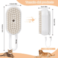thumbnail image 3 of Cepillo De Vapor  Bloosom Para Gato/perro Mascota In 1 Depilación Blanco, 3 of 4