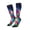 3 Black, variant on Women Crew Soft Moisture-wicking Socks Magic Mushrooms ,Fireflies Pattern Design Cotton Socks, One Size fit All