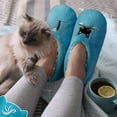 thumbnail image 5 of Bergman Kelly Fuzzy Soft Sole Non-Slip Indoor House Slippers for Women, Lightweight Slipper Socks W/ Grippers (Animal Collection), 5 of 9