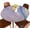 Blue Purple Marble, variant on Moon Round Fitted Tablecloth Stars Sun Humility Gratitude Pink Blue Elastic Edge Tablecloth Waterproof Oilcloth Table Cover for 40"-44"