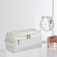 thumbnail image 4 of Fiudx Bolsa de Viaje, Gran Capacidad, Neceser Pie Sintético, Diseño Portátil, Ideal para Viajes de Negocios, Regalo para Hombre y Mujer, con Cremallera Suave y Duradera., 4 of 5