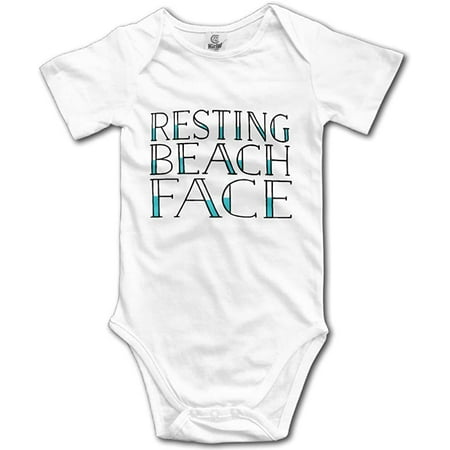 

Resting Beach Face Natural Jumpsuits Organic Clothes Baby Onesies