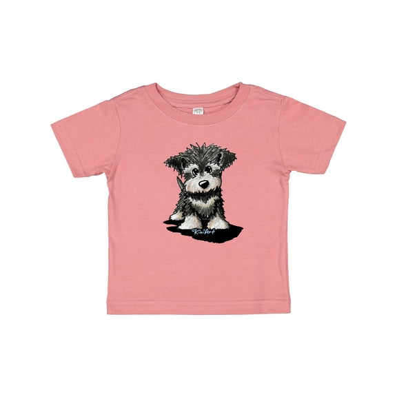 Inktastic Schnauzer Pup Boys or Girls Baby T-Shirt