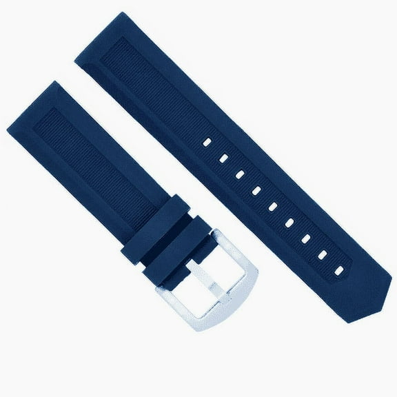 22MM RUBBER WATCH BAND STRAP FOR TAG HEUER FORMULA  F-1 AQUARACER CAZ1014 BLUE