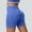 Blue, variant on Womens Yoga Short Workout Shorts Scrunch Seamless Gym Yoga Biker Shorts Running Active Fitness Short