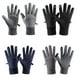 thumbnail image 2 of Guantes cálidos de invierno NikouMX guantes de ciclismo táctiles a prueba de viento negro gris claro azul marino gris M L, 2 of 8