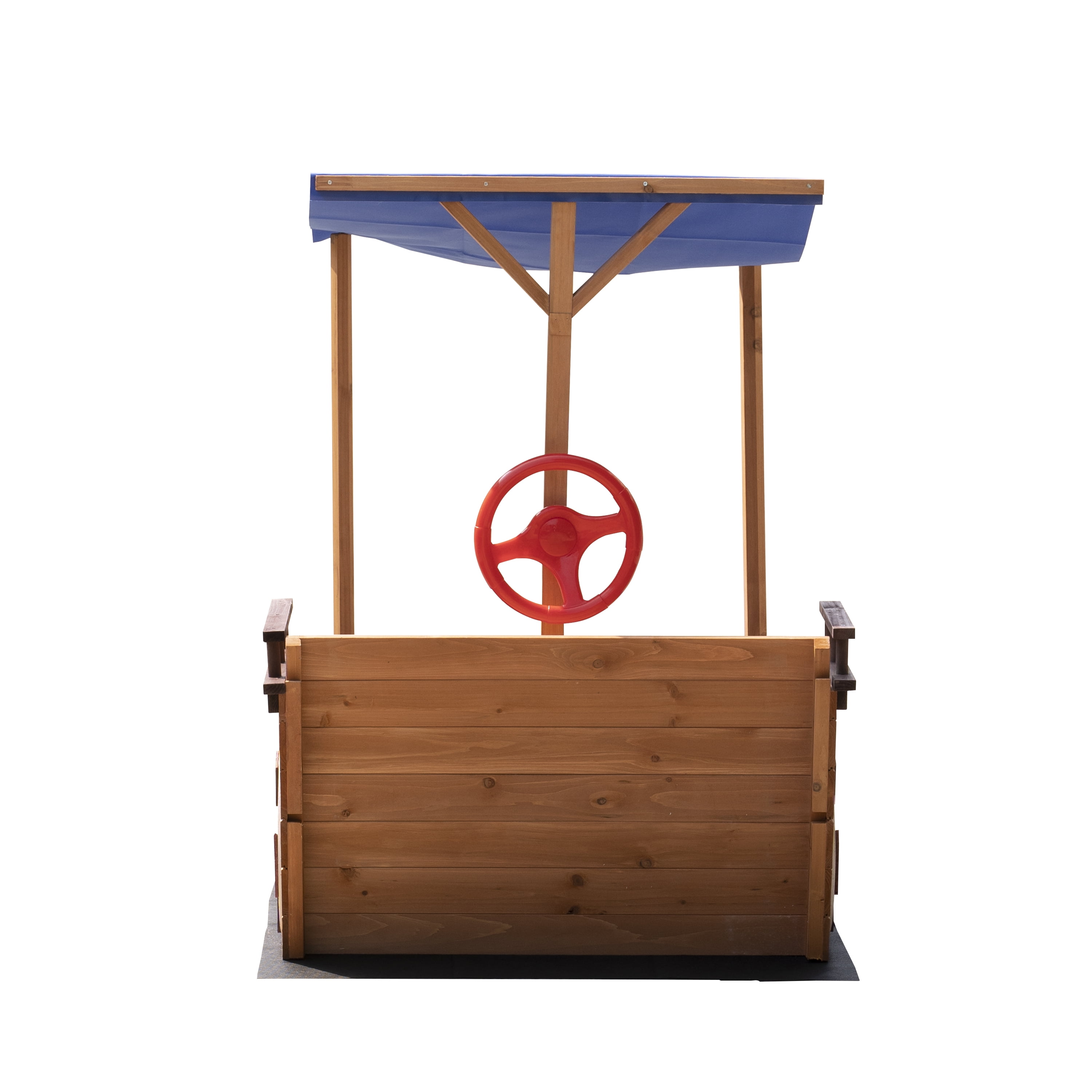 Kids Playhouse Swing Set with Canopy 2 Steps 26 lbs Capacity for Backyard Garden Toddler Fun