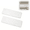 White, variant on Sun Visor Mirror Cover Replacement for Tesla Model S 2016-2020, Interior Vanity Mirror Lid Trim Durable Snap-On Fit for Car Interior Repair, 2PCS, Black