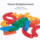 thumbnail image 4 of Juguete de Tablero de Rompecabeza de niños xo, color Brillante Seguro Aprendizaje de Temprano de Madera Portátil Xo Board Juego de Mesa Cerebro educativo Desarrollo para preescolar, 4 of 7