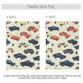 thumbnail image 4 of Cartoon Car Garden Flag 28x40 inch Double Sided Outside Yard Decorations for Home Outdoor, 4 of 6