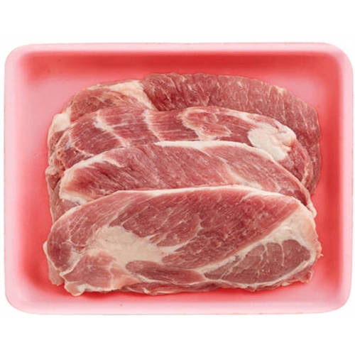 Pork Butt Steaks, 3.5-5 lb. (Fresh) - Walmart.com